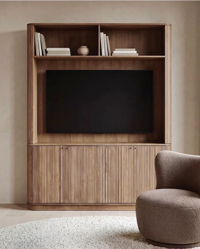 Highboard Mata, Teakholz