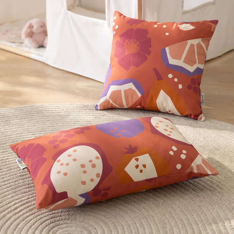 howa 2er Set Kissenbezug "colorful red" 40x40cm + 50x30cm 8707